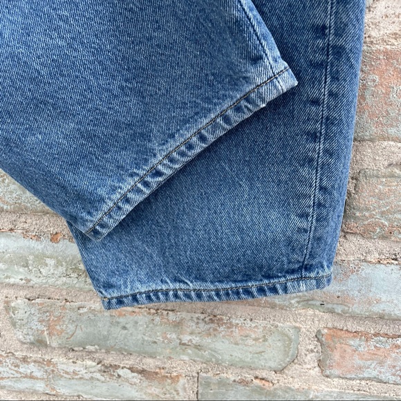 ASOS Mom Jeans Remo Cropped Straight High Rise Capri Plus Curve Denim NWT - Picture 4 of 7